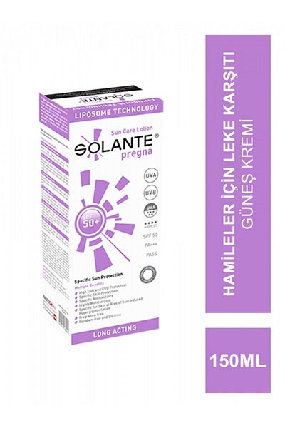 Solante Pregna SPF 50+ Sun Lotion 150ml Special Sunscreen for Pregnant Women