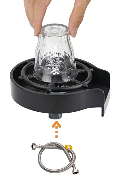 OZCMAX Yüksek Basınçlı Otomatik Bardakk Şişe Yıkama Aparatı (MD)