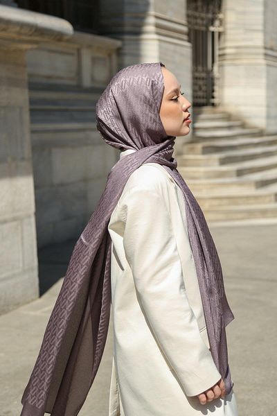 Hint İpek Jakav12-14 Model Jacquard Shawl