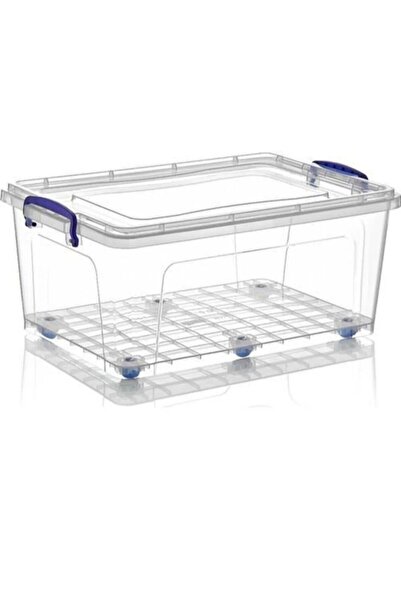 amaç yaşam ve ambalaj Container de depozitare cu roți 30 litri transparent - Cutie mare de depozitare