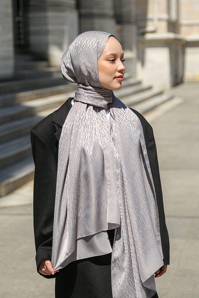 Hint İpek Jakav12-20 Model Jacquard Shawl
