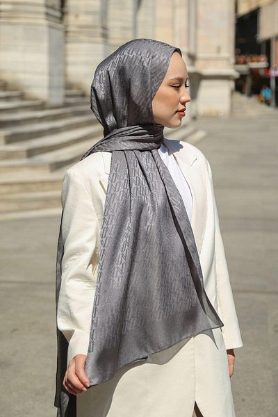 Hint İpek Jakav12-16 Model Jacquard Shawl