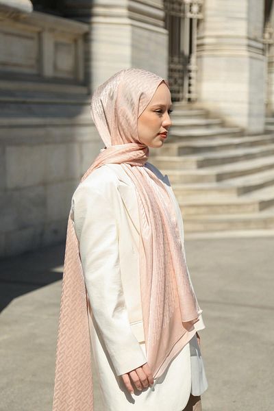 Hint İpek Jakav12-11 Model Jacquard Shawl