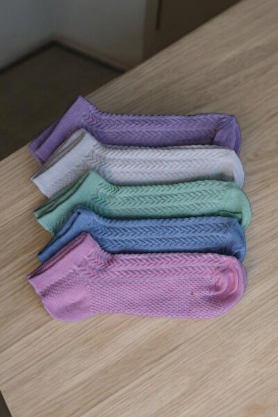 COTAS Σετ κάλτσες με βασικά σχέδια 5 μποτάκια - Αρωματικά