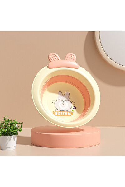 DEKOHOP Katlabilir Yenidoğan Bebek ve Çocuk Banyo Yıkama Kovası