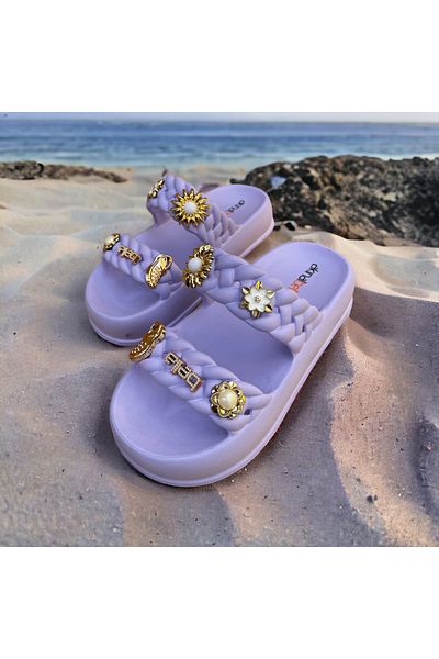 Hızlı Al High Sole - Daily Use Suitable Slippers for Beach, Pool, Sea, Garden