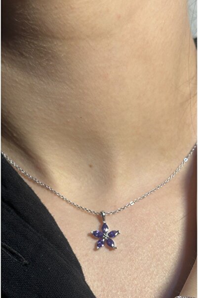 BİOFİSTORE Lotus Çiçeği Detaylı Bijuteri Kolye