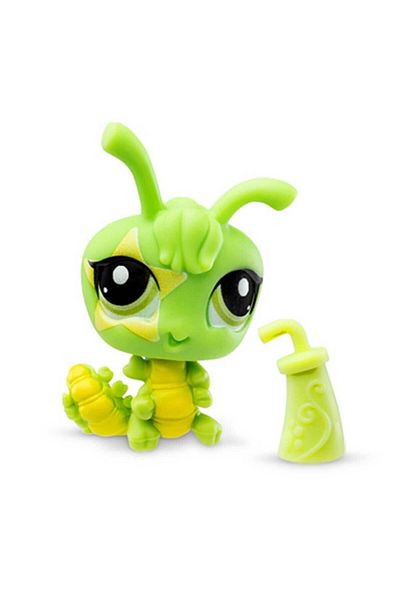 OyuncaklarÜlkesi Littlest Pet Shop LPS - سلسلة جديدة من شخصيات لعبة كاتربيلر الصغيرة المفردة#6