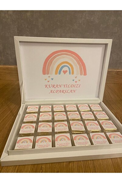 İdalin Concept Yenidoğan Çikolatası Hoşgeldin Bebek Doğum çikolatası 48 adet