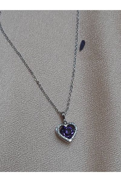 BİOFİSTORE Heart Detailed Necklace and Elevator Bracelet Bijoux Set Perry Accessoriess