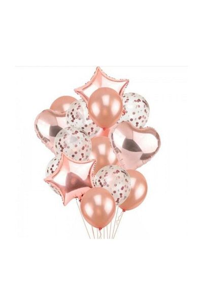 BalonEvi Rose Gold Balloon Set