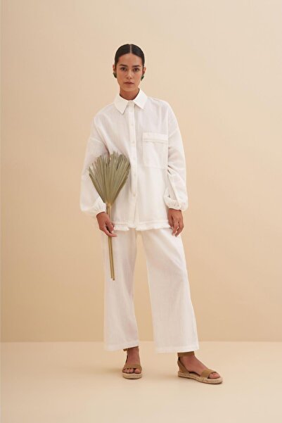 FUSHYA طقم كتان - جيب