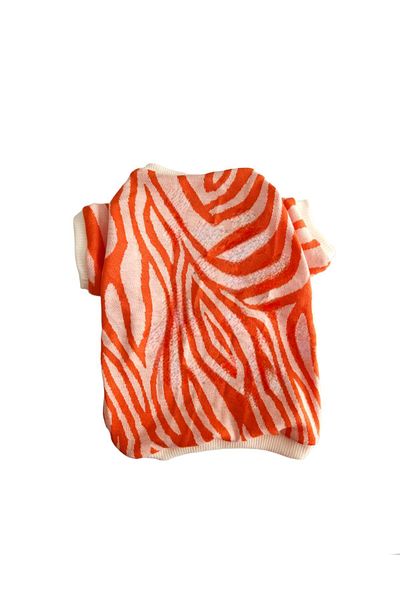 atelyu cat dog clothes orange sweatshirt