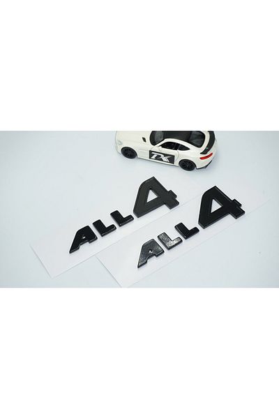 DK Tuning Set de 2 logo-uri cu inscripție neagră pentru uși compatibile cu ALL4 Mini Cooper