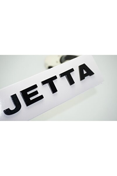 Generic Brand Jetta Trunk Black Text Logo Compatible with Volkswagen