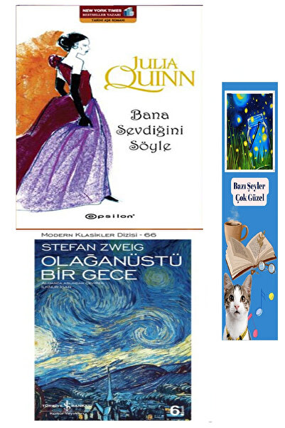 TÜRKİYE İŞ BANKASI KÜLTÜR YAYINLARI Bana Sevdiğini Söyle Julia Quinn (Koleksi...