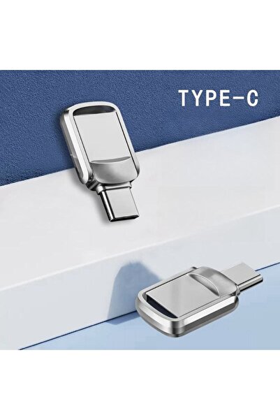 WASHA 3,2 Ultra hızlı Type-c Mini Metal Otg Usb Flash Bellek 64GB