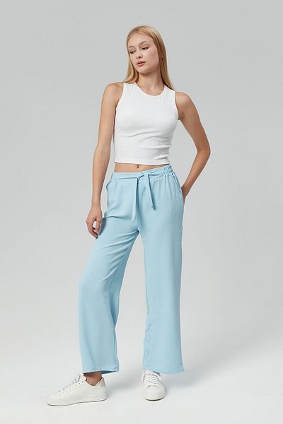 Ressome Ayrobin Women's Palazzo Trousers - Mix.cabinet, Tie Waist