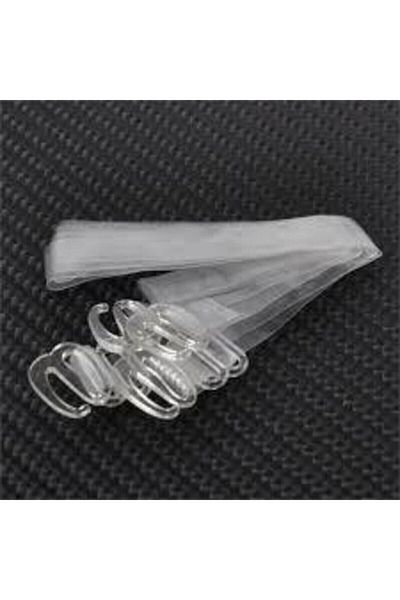 MOR SALKIM HOME Curea transparentă pentru sutien cu curea din plastic (5 perechi)