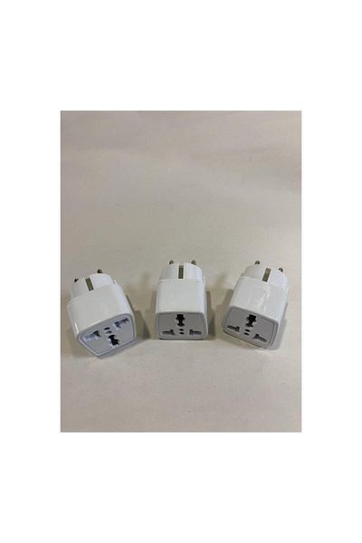 Axe Tools 3 Pieces Uk America Type Plug Socket Converter Axe-785C001