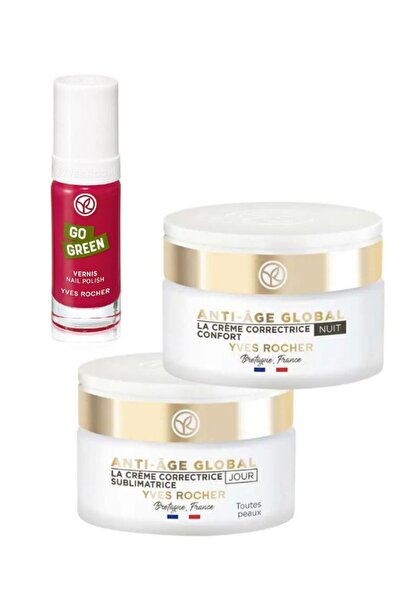 Yves Rocher Günlük Nemlendirici Rutin Seti Gündüz ve Gece Kremi - Yenileyici ...