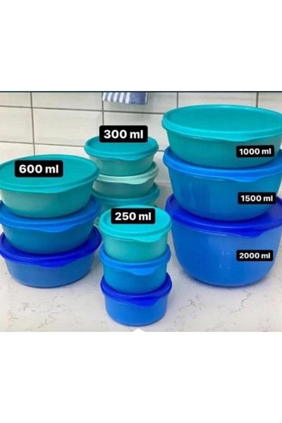 Tupperware طقم حلوى 13 قطعة