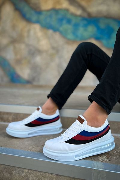 BZ Moda B171 Ariaso Orthopedic Ανδρικά αθλητικά παπούτσια - Casual Skin, Λευκό, Μοντέλο CBT