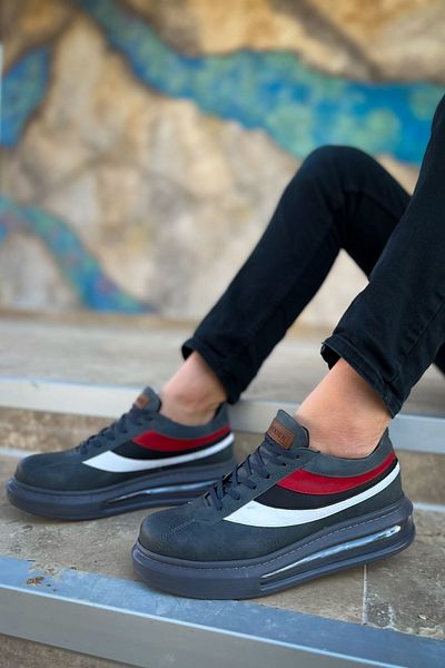 BZ Moda Ariaso B171 - Ορθοπεδική σόλα Casual ανδρικά αθλητικά παπούτσια, CAT Anthracite