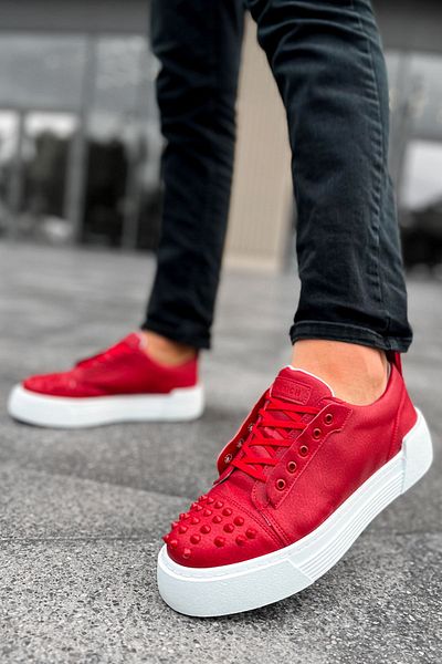 BZ Moda Thorn B169 - Men's Orthopedic Sneaker Sports Shoes, Red CBT