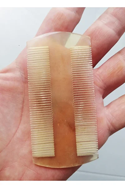 Efsoon Organics Horn Comb Beard Comb Whisker Comb Small Size Aries Horn Short Hair Comb
