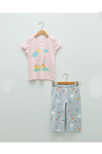 LC Waikiki Comfortable Pajama Set for Girls