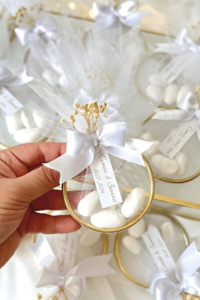 Mapel 20 Adet süslemeli Halka Şekerleme, Nikah Şekeri,sünnet, Düğün Nişan Söz...