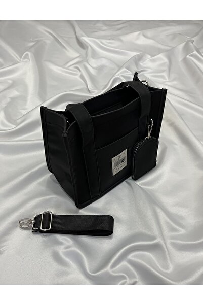 LeiyBag İki Gözlü Canvas Kadın Çanta Totebag-canvas