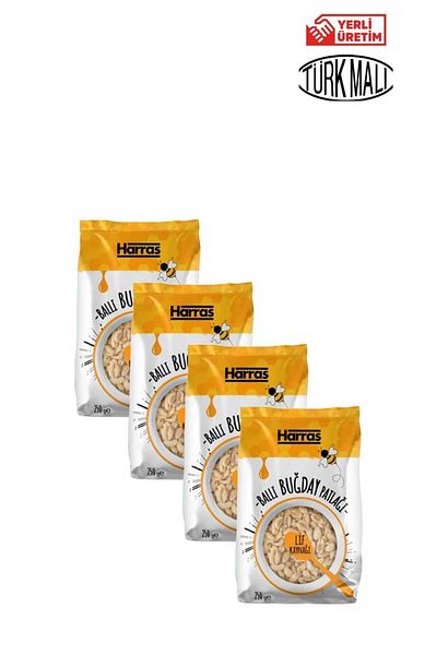 Harras Fiber Source - Honey Wheat Popping 4 Pieces X 250 Gr