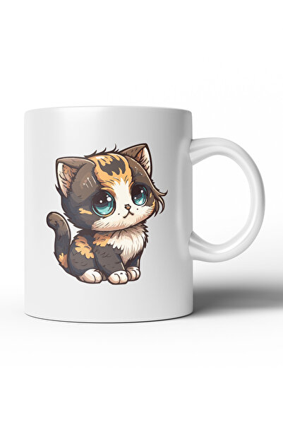 MOD10 كوب بطبعة قطة لطيفة بتصميم خاص - KD009