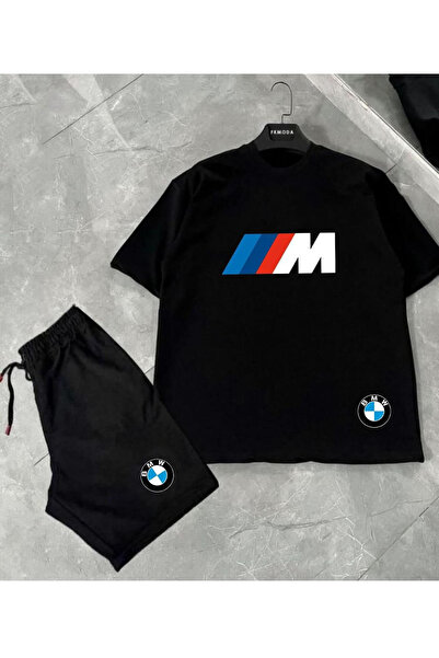 NewCabin Unisex Oversize T-shirt and Summer Tracksuit Set - Ny Printed Set of 2