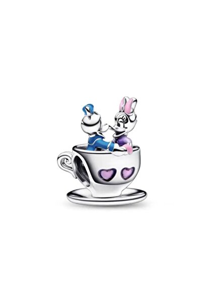 Lines Bijuteri 925 Ayar Gümüş Parks Donald Duck Daisy Duck Charm
