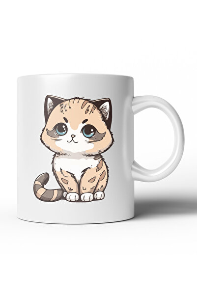 MOD10 كوب بطبعة قطة لطيفة بتصميم خاص - KD002