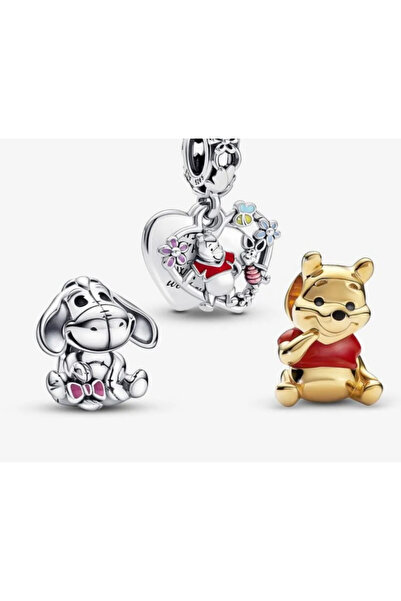 POSEİDONS JEWELLERY Disney Winnie the Pooh Charm Hediye Seti