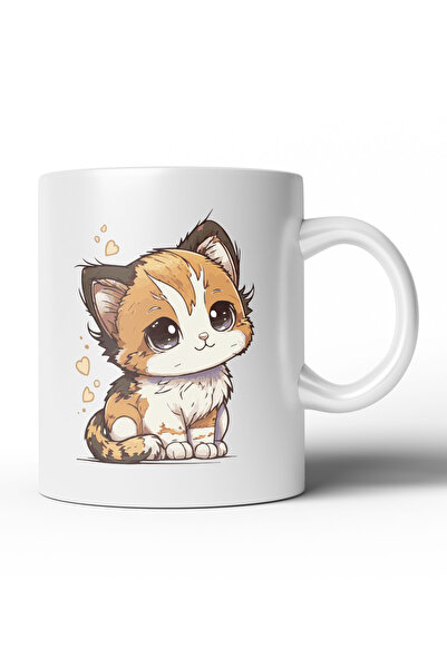 MOD10 كوب بطبعة قطة لطيفة بتصميم خاص - KD012