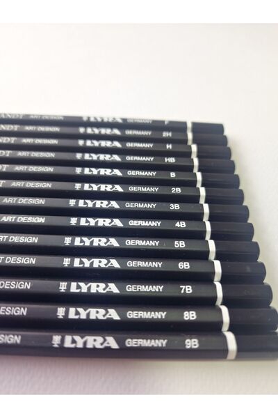 LYRA Dereceli Kalem Seti Deri Kalemlik Hediyeli 13 Farklı Derece