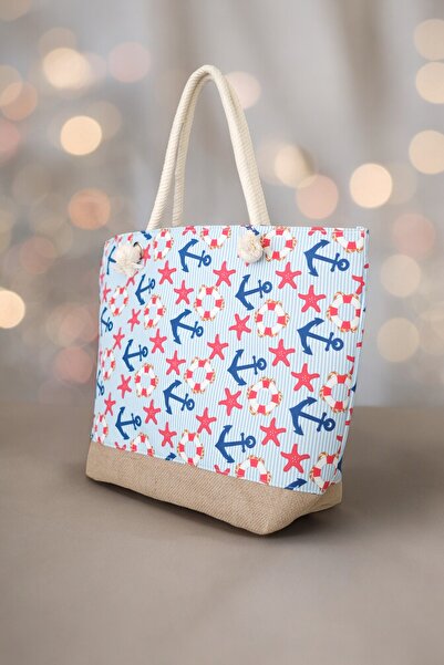 SİMEREV HALI HOME CONSEPT Günlük Kadın Kol Ve Omuz Çantası Yaz Kış Kullanıma Uygun İçi Astarlı Fermuarlı Yıkanabilir Çanta