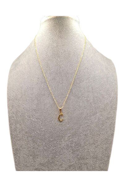 Han Ticarethane Altın Renk C Harfi Kolye