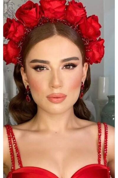 Abiye's KINA TACI HELEN TAŞLI YANDAN İNCİLİ