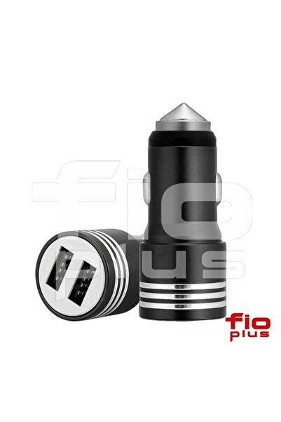 FİOPLUS Çakmaklık Oto Araç Hızlı Şarj Aleti 3.1a Usb Çift Girişli