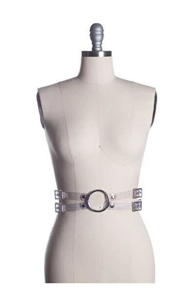 Sweet Demon Transparent PVC Belt - Double Tie, Night Party Accessory