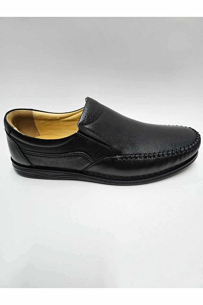 Luis Figo GENUINE Black Leather Large Men's Shoes - Size 45-46...