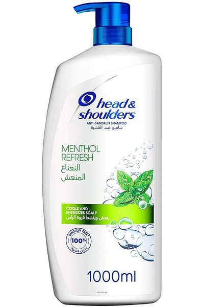 Head&Shoulders شامبو مينثول ريفريش المضاد للقشرة 1000 مل