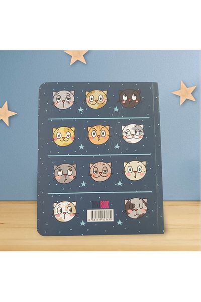 Petek Kırtasiye & Çanta Thinkbook Cat Family - Caiet de 256 de pagini fără linii