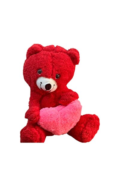 Aydos Oyuncak Sevimli Mi Sevimli Elinde Kalpli Ayıcık